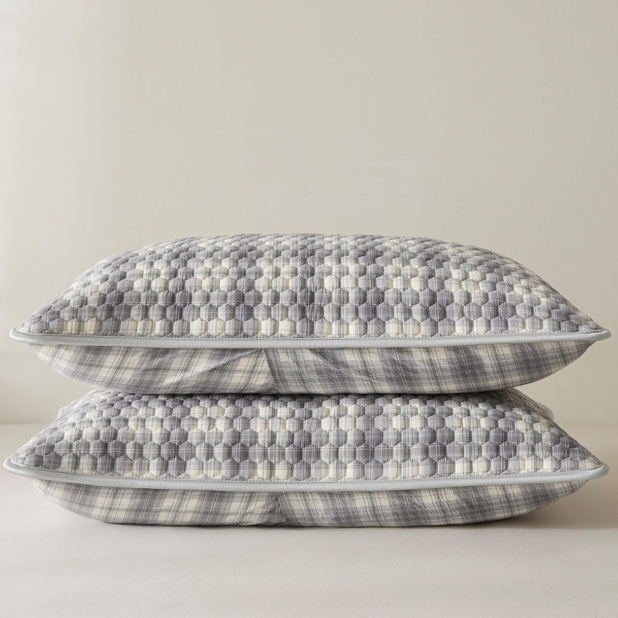 91家纺网 家纺一手货源 找家纺 芬晴家纺 2025新款全棉色织棉花枕套 日常