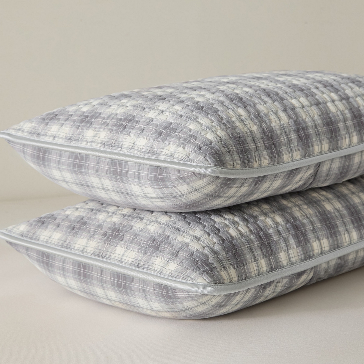 91家纺网 家纺一手货源 找家纺 芬晴家纺 2025新款全棉色织棉花枕套 日常