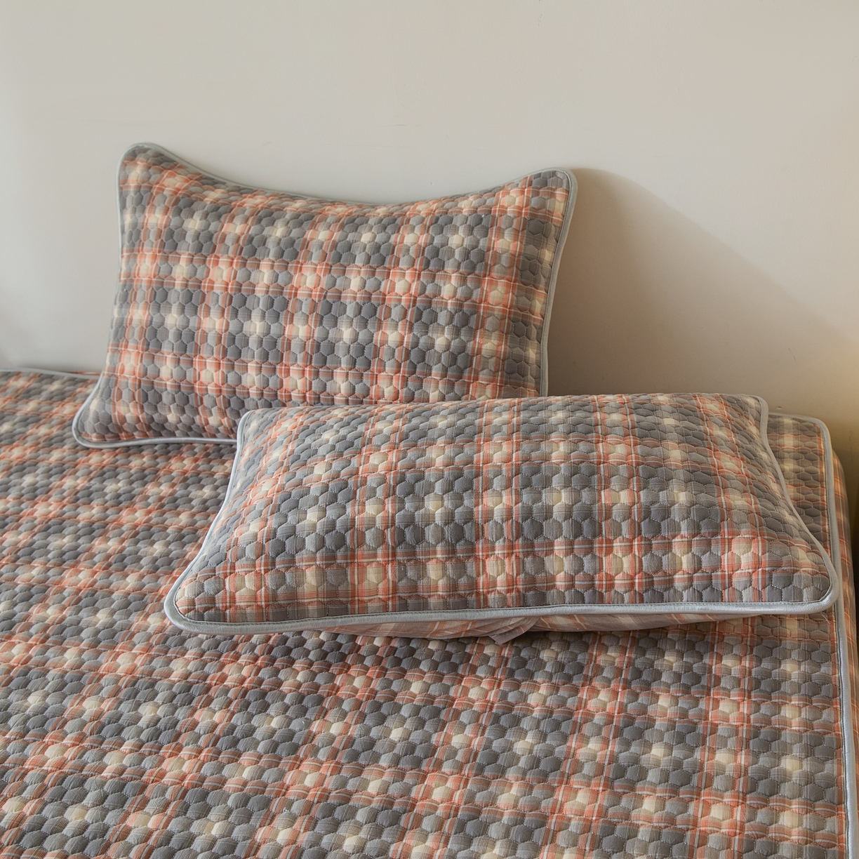 91家纺网 家纺一手货源 找家纺 （总）芬晴家纺 2025新款色织全棉棉花床笠