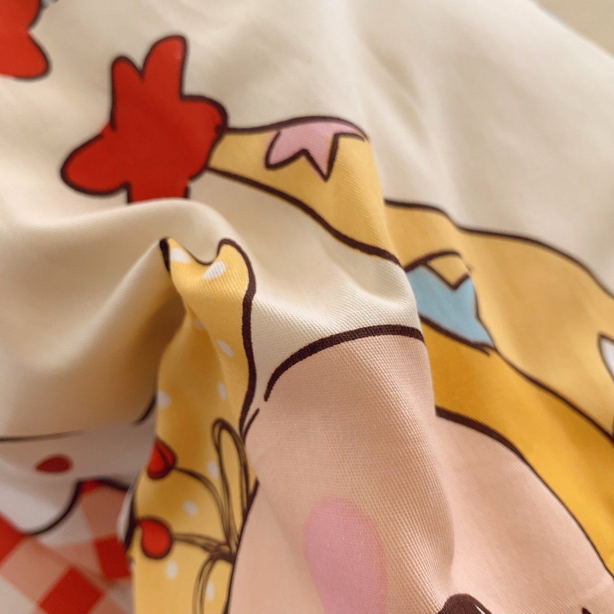 91家纺网 家纺一手货源 找家纺 莱豫家纺 2026新款全棉纯棉小清新印花四件套-第一波 圣诞星