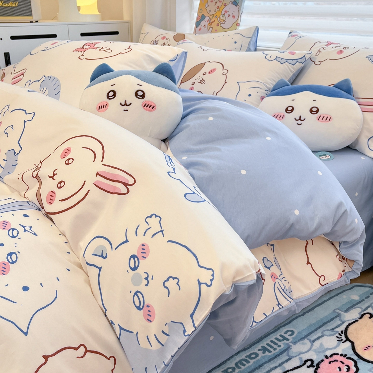 91家纺网 家纺一手货源 找家纺 （总）暮思家居 2026新款正版授权吉伊卡哇全棉纯棉四件套