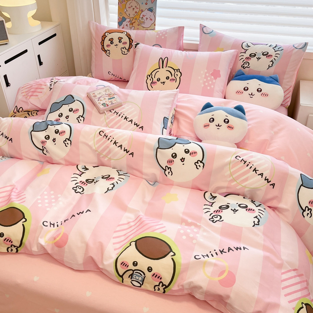 91家纺网 家纺一手货源 找家纺 （总）暮思家居 2026新款正版授权吉伊卡哇全棉纯棉四件套