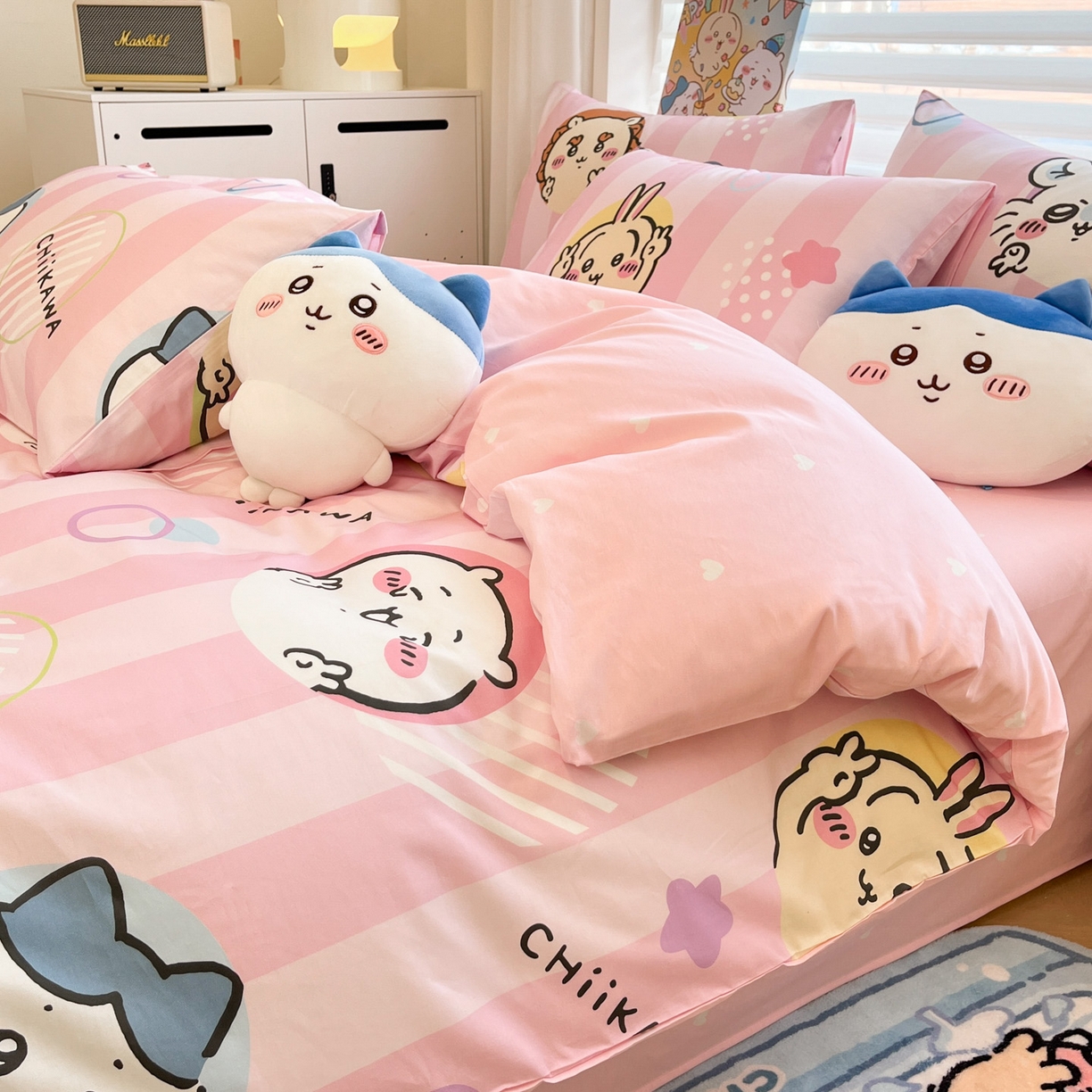 91家纺网 家纺一手货源 找家纺 （总）暮思家居 2026新款正版授权吉伊卡哇全棉纯棉四件套