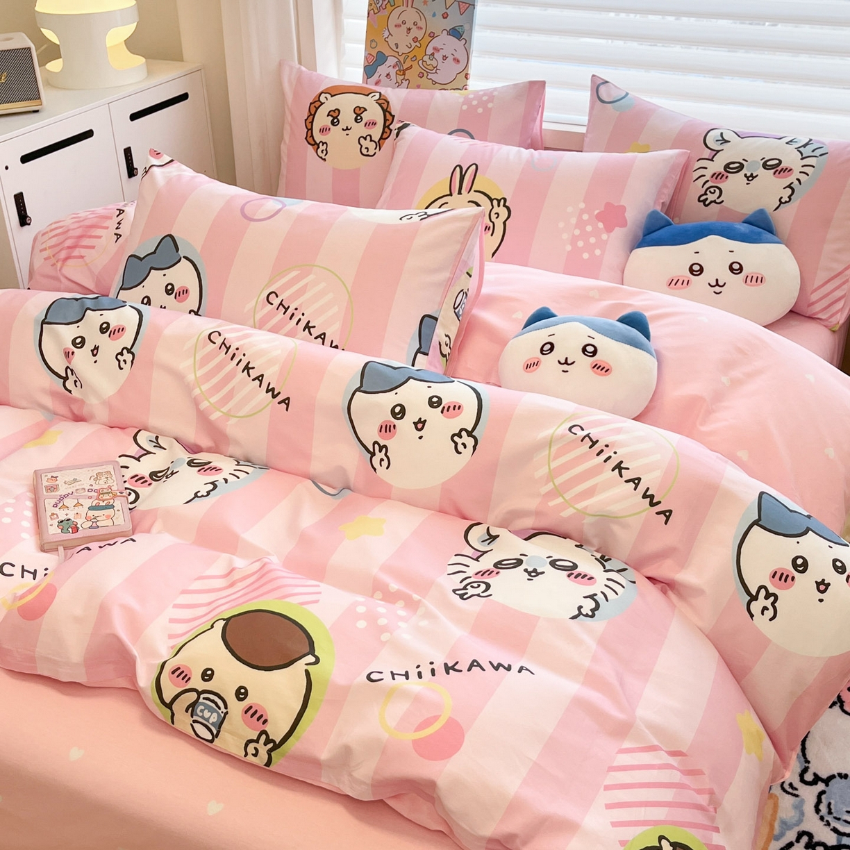 91家纺网 家纺一手货源 找家纺 （总）暮思家居 2026新款正版授权吉伊卡哇全棉纯棉四件套