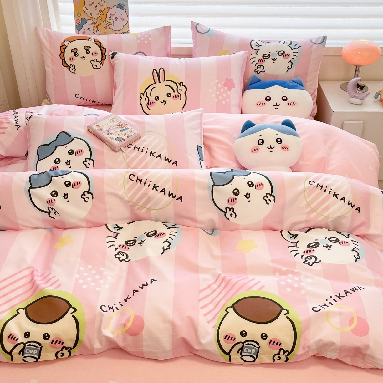 91家纺网 家纺一手货源 找家纺 （总）暮思家居 2026新款正版授权吉伊卡哇全棉纯棉四件套