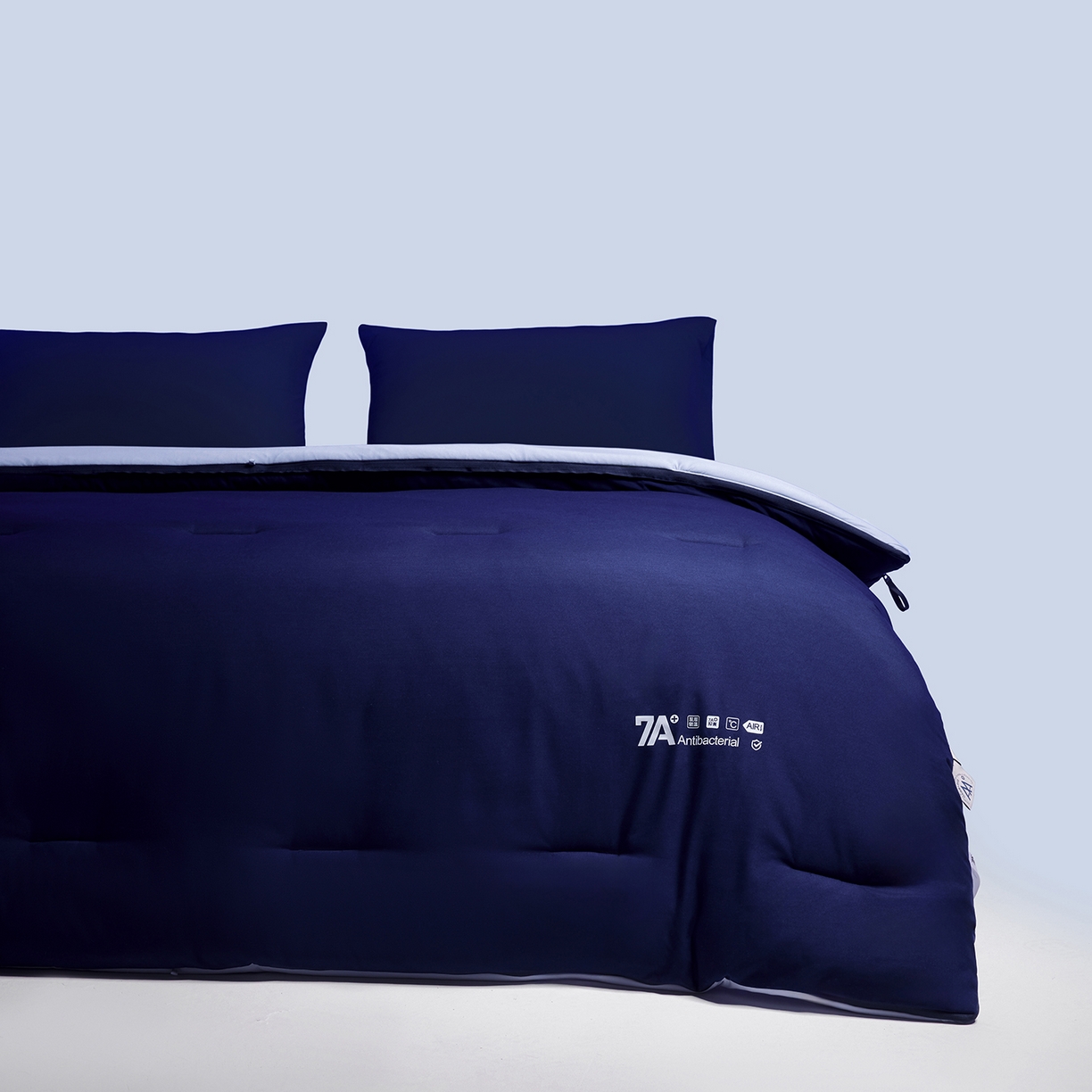 91家纺网 家纺一手货源 找家纺 丝芙妮家居（原乐视家纺） 2025新款深睡控温pro3.0子母被控温被子被芯深睡冬被被子被芯 景泰蓝