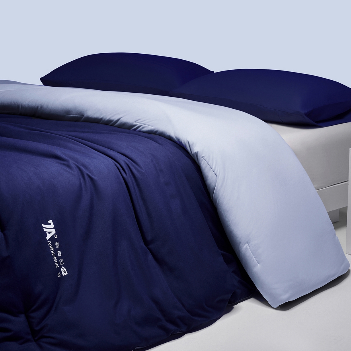 91家纺网 家纺一手货源 找家纺 丝芙妮家居（原乐视家纺） 2025新款深睡控温pro3.0子母被控温被子被芯深睡冬被被子被芯 景泰蓝