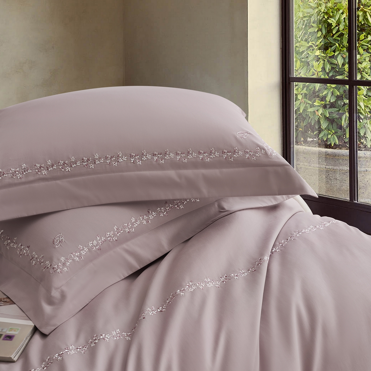 91家纺网 家纺一手货源 找家纺 （总）嘉恋家纺 2025新款东帝兴全棉磨毛绣花四件套-情书系列