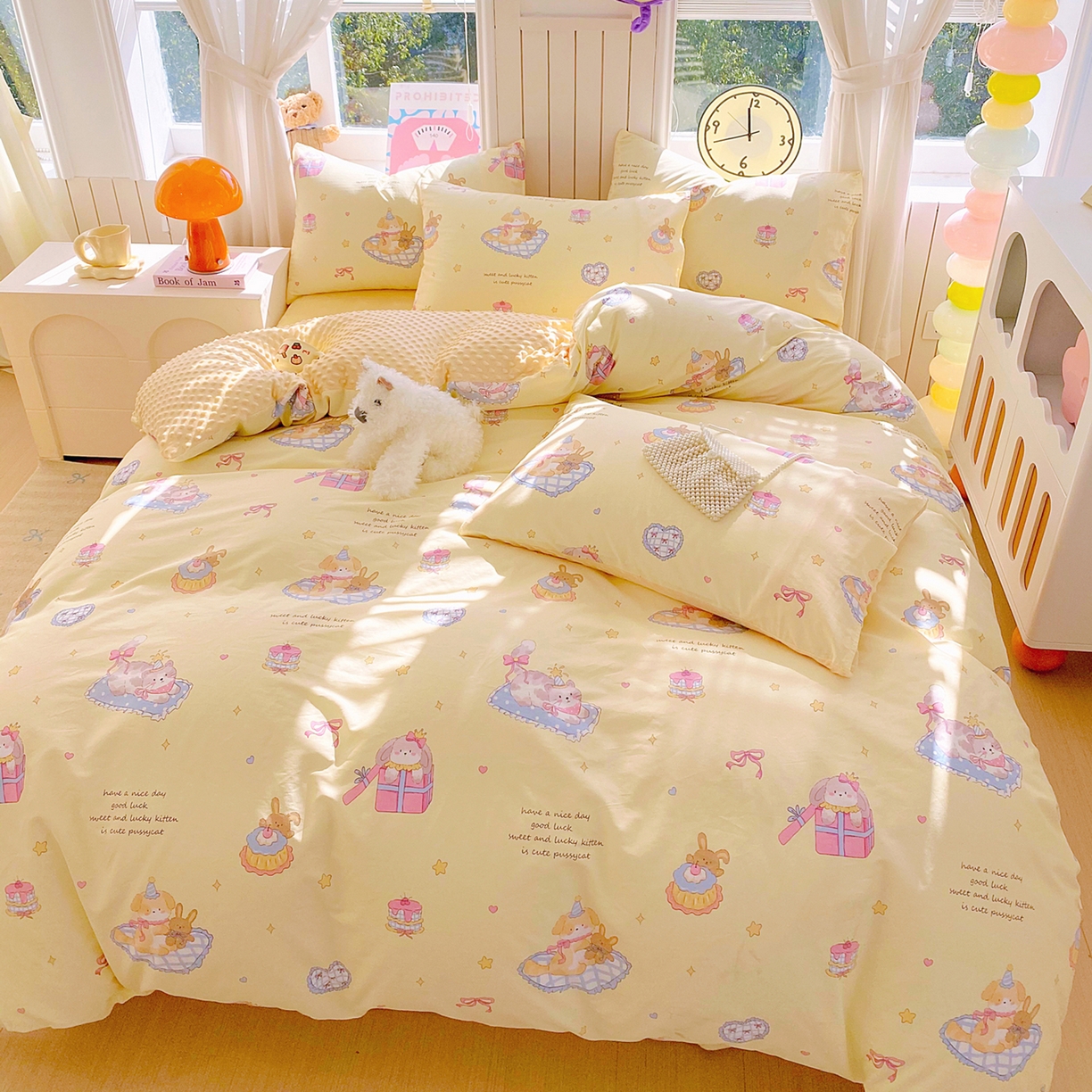 91家纺网 家纺一手货源 找家纺 （总）金鑫汇家纺 2025新款全棉纯棉棉加豆豆绒棉加绒系列四件套