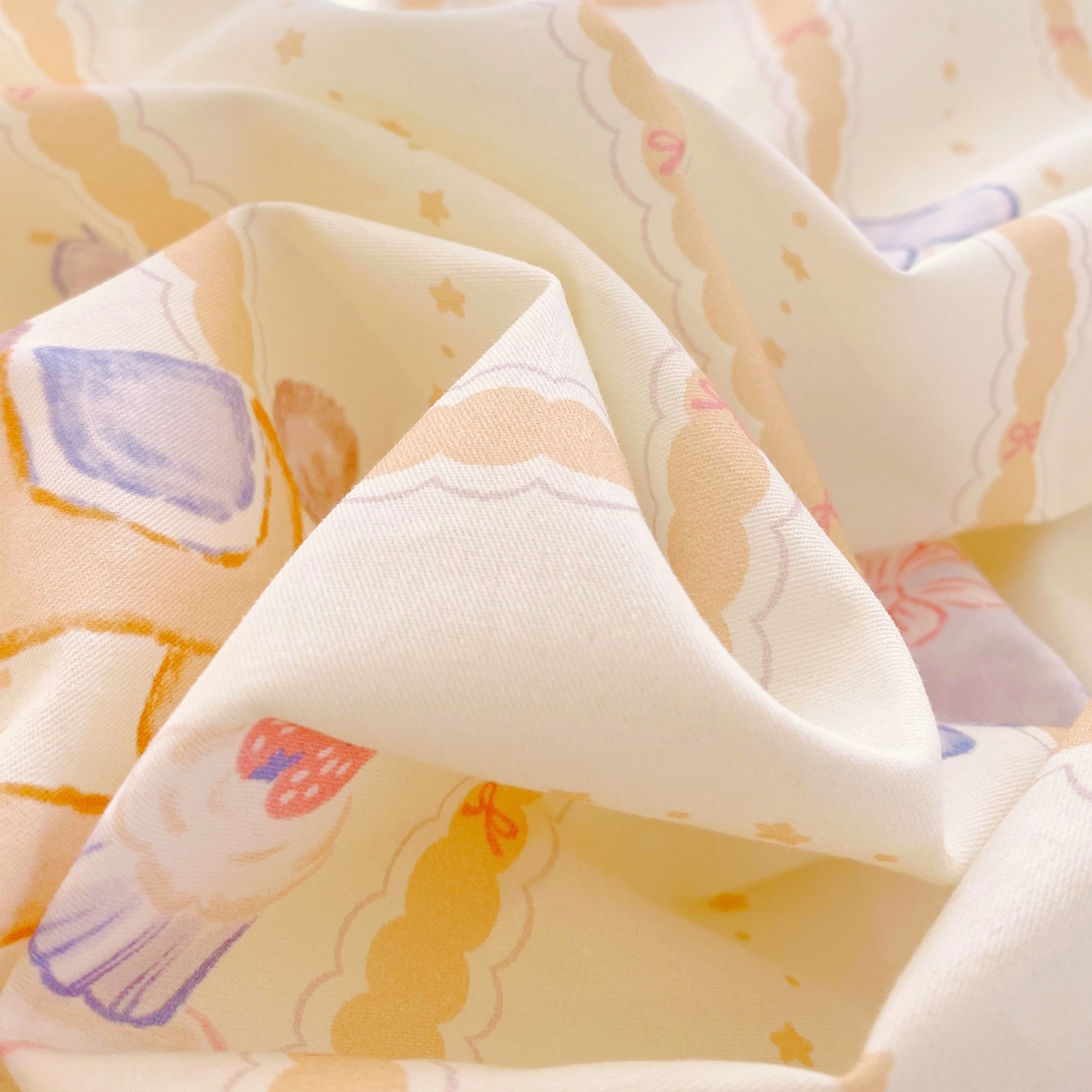 91家纺网 家纺一手货源 找家纺 金鑫汇家纺 2025新款全棉纯棉棉加豆豆绒棉加绒系列四件套 棉加豆豆绒-甜梦园-黄