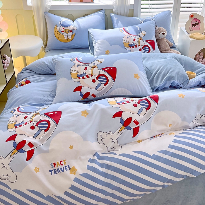 91家纺网 家纺一手货源 找家纺 （总）金鑫汇家纺 2025新款全棉豆豆绒系列单被套-棉加绒系列