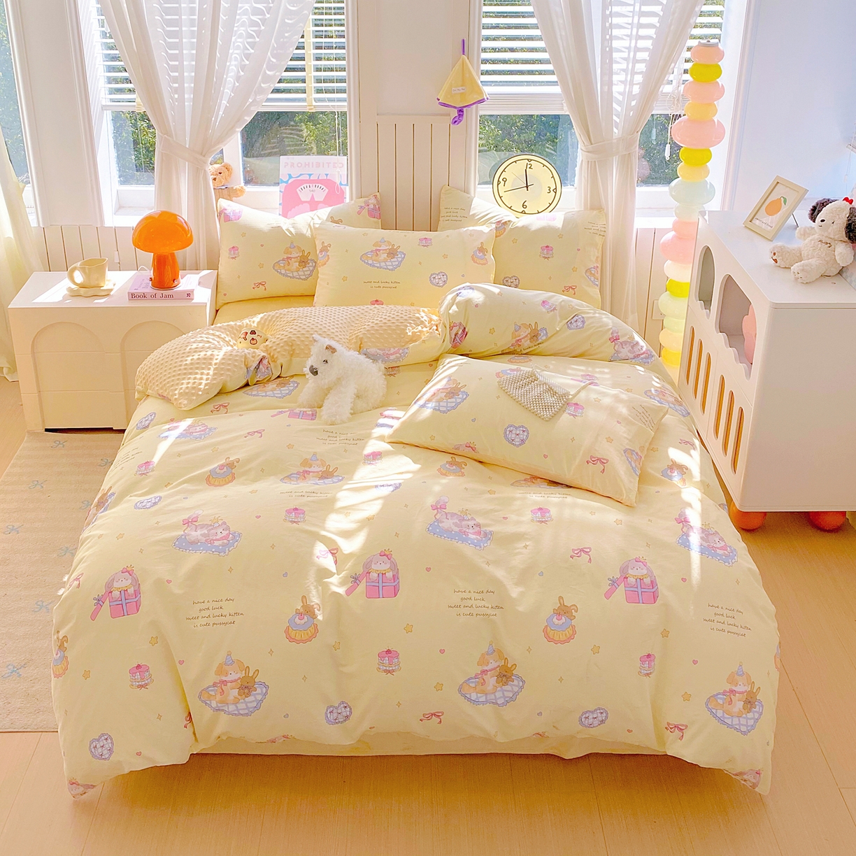 91家纺网 家纺一手货源 找家纺 （总）金鑫汇家纺 2025新款全棉豆豆绒系列单被套-棉加绒系列