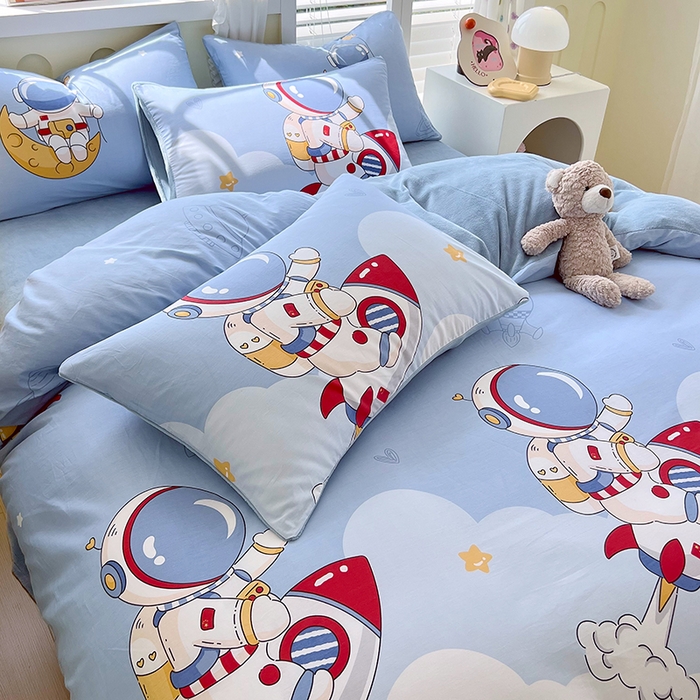 91家纺网 家纺一手货源 找家纺 （总）金鑫汇家纺 2025新款全棉豆豆绒系列单被套-棉加绒系列