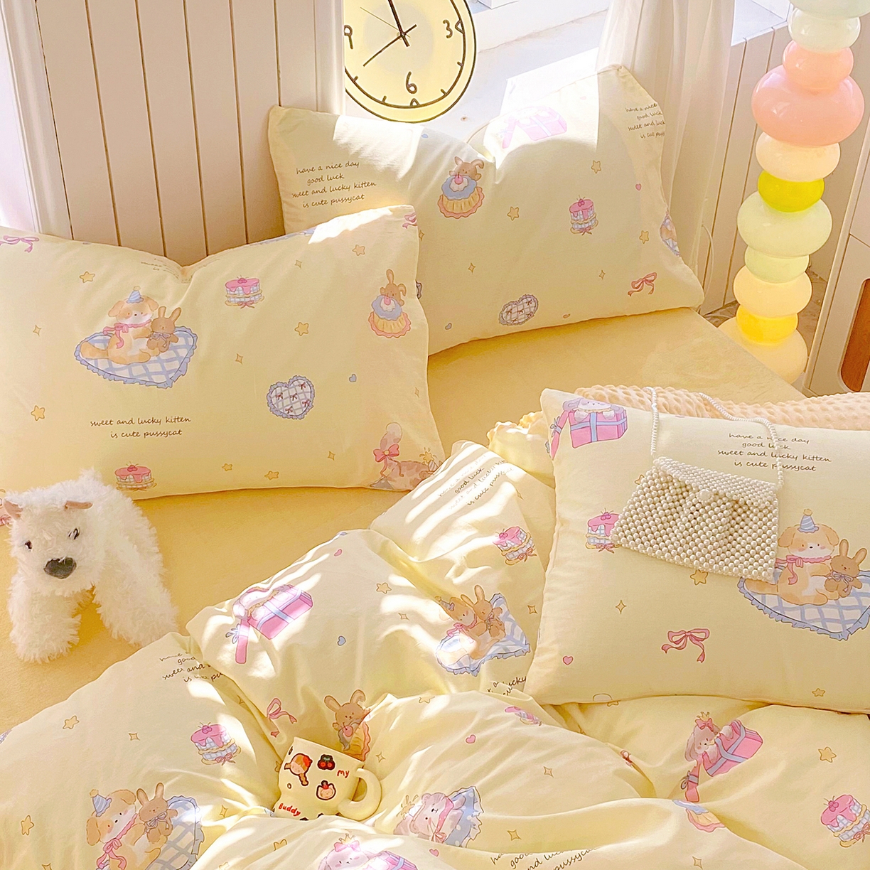 91家纺网 家纺一手货源 找家纺 （总）金鑫汇家纺 2025新款全棉豆豆绒系列单枕套-棉加绒系列