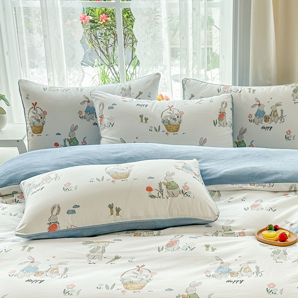 91家纺网 家纺一手货源 找家纺 金鑫汇家纺 2025新款全棉豆豆绒系列单枕套-棉加绒系列 棉加绒-收获满满