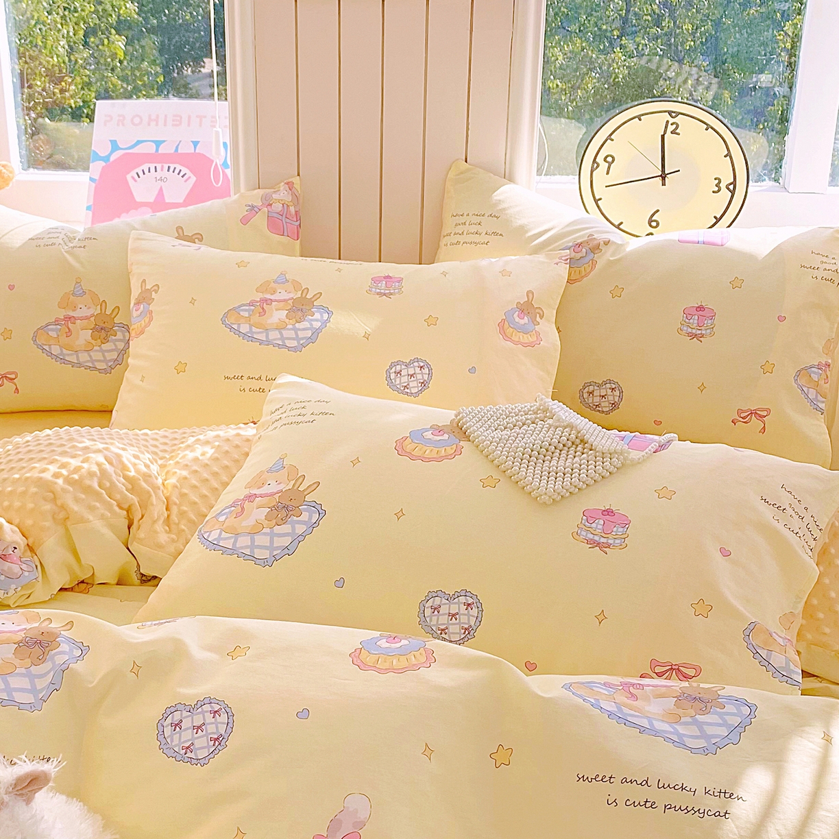 91家纺网 家纺一手货源 找家纺 （总）金鑫汇家纺 2025新款全棉豆豆绒系列单枕套-棉加绒系列