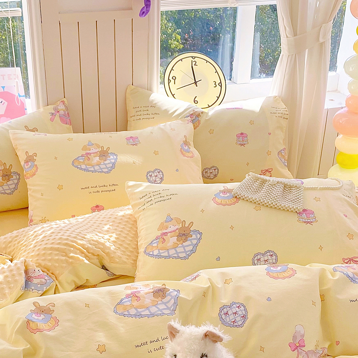 91家纺网 家纺一手货源 找家纺 （总）金鑫汇家纺 2025新款全棉豆豆绒系列单枕套-棉加绒系列