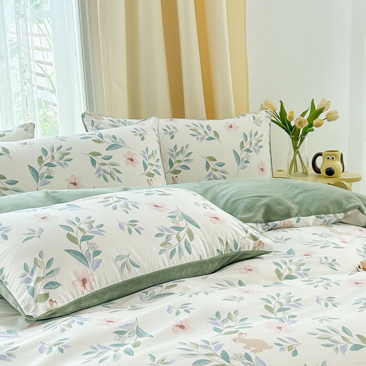 91家纺网 家纺一手货源 找家纺 金鑫汇家纺 2025新款全棉豆豆绒系列单枕套-棉加绒系列 棉加绒-莫妮卡