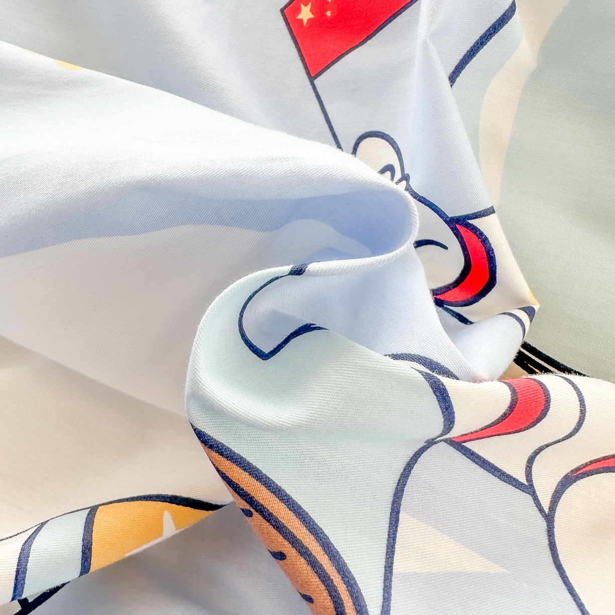 91家纺网 家纺一手货源 找家纺 金鑫汇家纺 2025新款全棉豆豆绒系列单枕套-棉加绒系列 棉加绒-翱翔太空