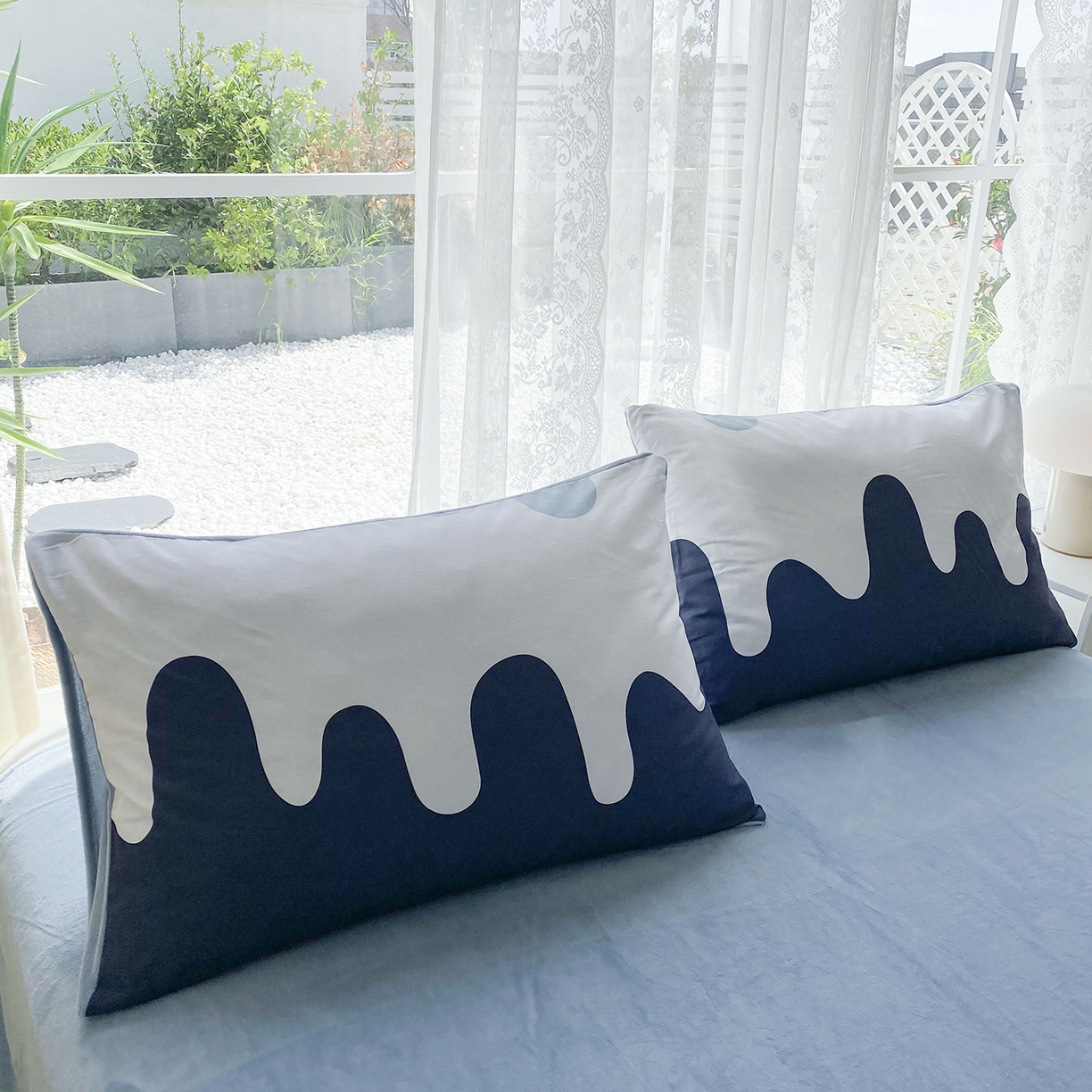 91家纺网 家纺一手货源 找家纺 （总）金鑫汇家纺 2025新款全棉豆豆绒系列单枕套-棉加绒系列