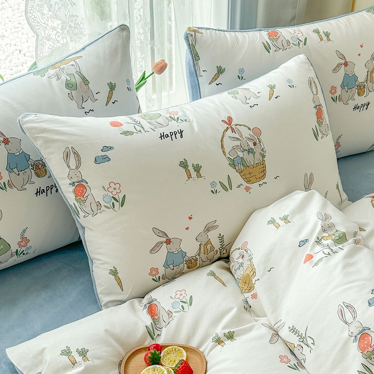 91家纺网 家纺一手货源 找家纺 金鑫汇家纺 2025新款全棉豆豆绒系列单枕套-棉加绒系列 棉加绒-收获满满