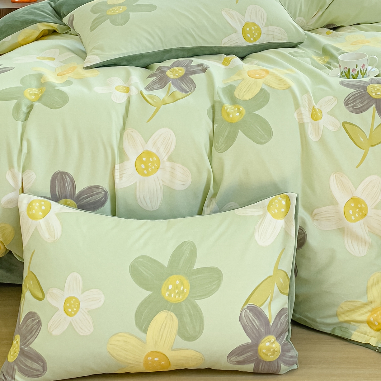 91家纺网 家纺一手货源 找家纺 金鑫汇家纺 2025新款全棉豆豆绒系列单枕套-棉加绒系列 棉加绒-五彩缤纷