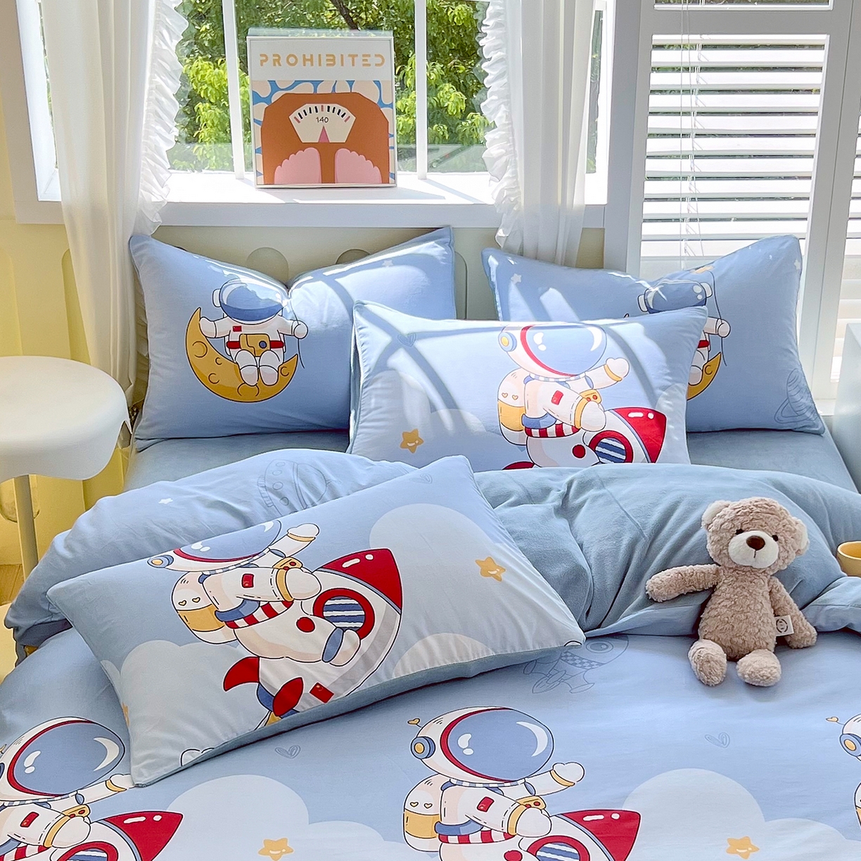 91家纺网 家纺一手货源 找家纺 金鑫汇家纺 2025新款全棉豆豆绒系列单枕套-棉加绒系列 棉加绒-冲上云霄