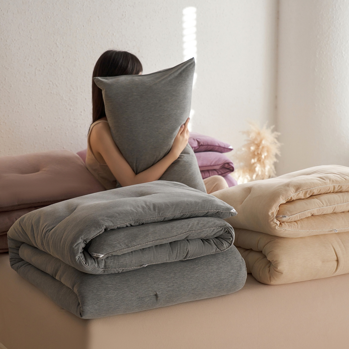 91家纺网 家纺一手货源 找家纺 （总）莱福仕家纺 2025新款雪尼尔10A中科抗菌被被子被芯