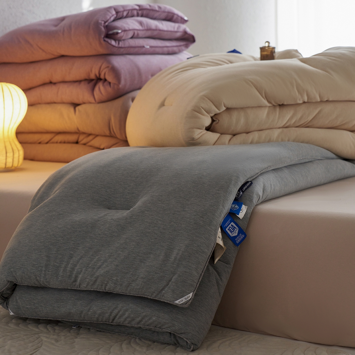 91家纺网 家纺一手货源 找家纺 （总）莱福仕家纺 2025新款雪尼尔10A中科抗菌被被子被芯