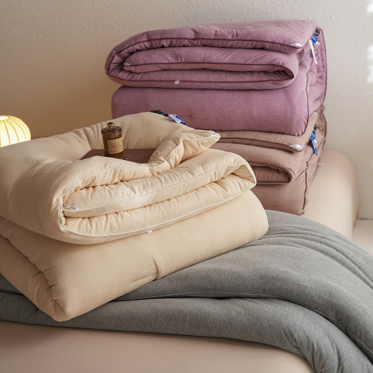 91家纺网 家纺一手货源 找家纺 （总）莱福仕家纺 2025新款雪尼尔10A中科抗菌被被子被芯