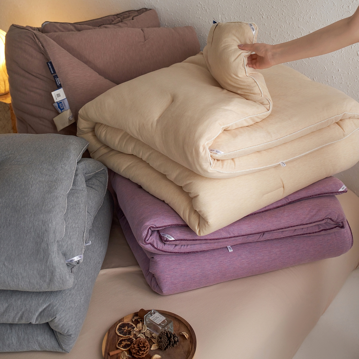 91家纺网 家纺一手货源 找家纺 （总）莱福仕家纺 2025新款雪尼尔10A中科抗菌被被子被芯