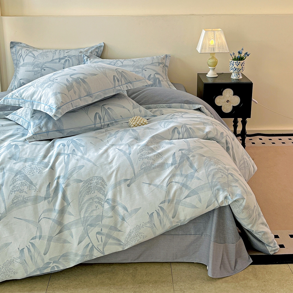 91家纺网 家纺一手货源 找家纺 （总）亿梵家居 2026新款全棉纯棉磨毛四件套