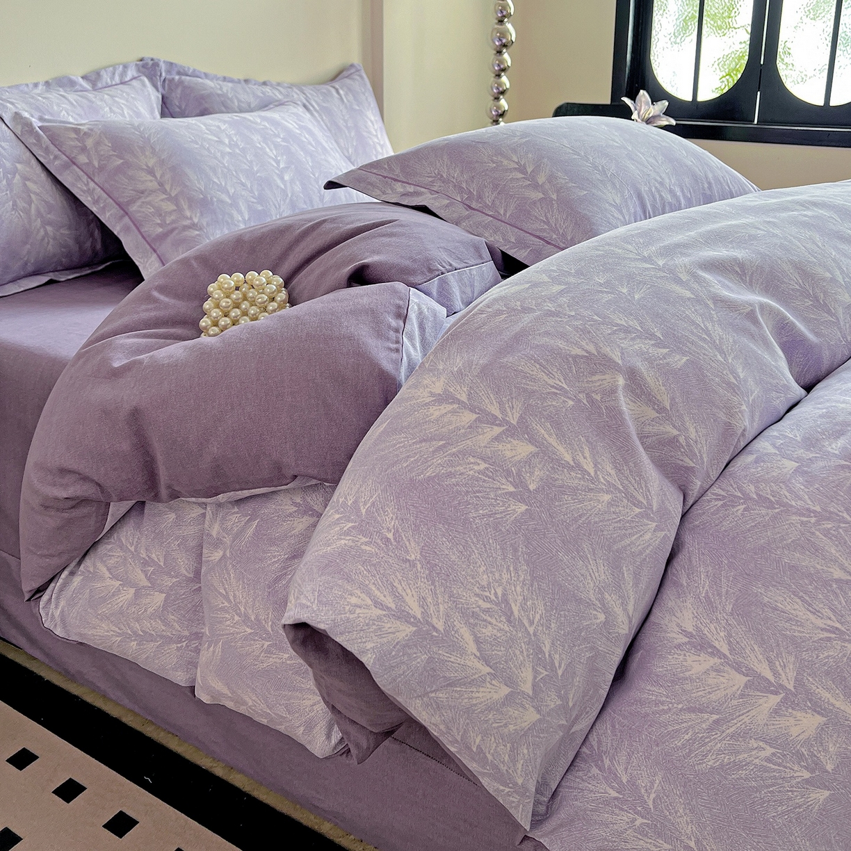 91家纺网 家纺一手货源 找家纺 （总）亿梵家居 2026新款全棉纯棉磨毛四件套