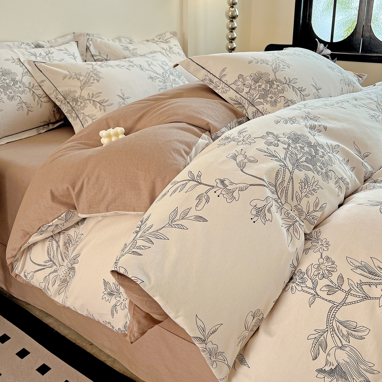 91家纺网 家纺一手货源 找家纺 （总）亿梵家居 2026新款全棉纯棉磨毛四件套