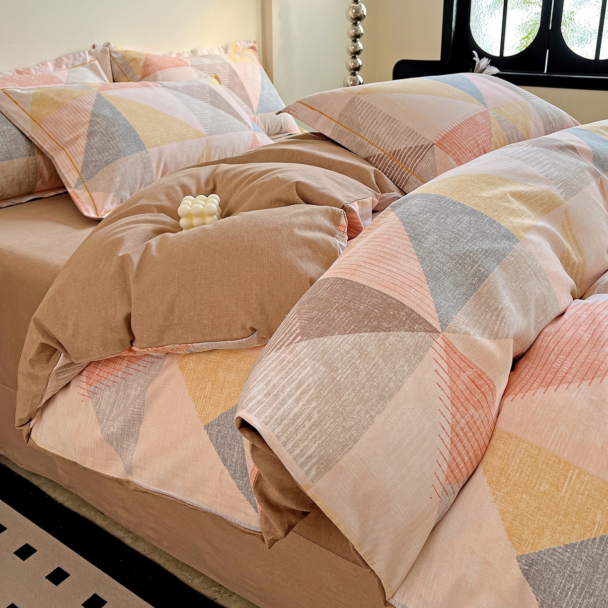 91家纺网 家纺一手货源 找家纺 （总）亿梵家居 2026新款全棉纯棉磨毛四件套