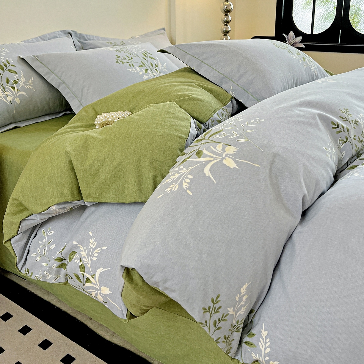 91家纺网 家纺一手货源 找家纺 （总）亿梵家居 2026新款全棉纯棉磨毛四件套