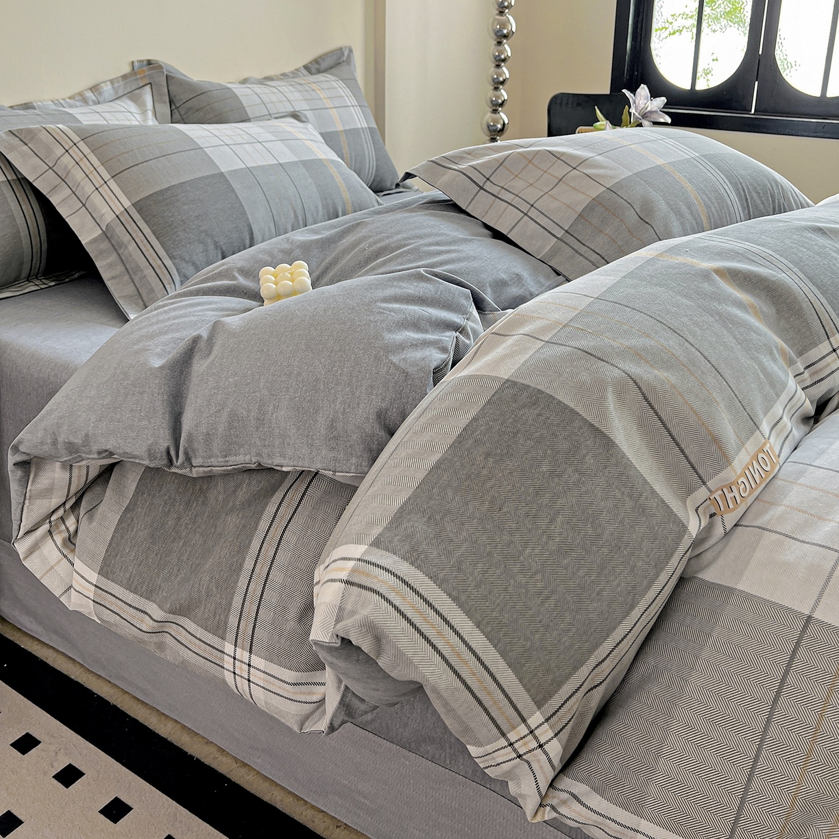 91家纺网 家纺一手货源 找家纺 （总）亿梵家居 2026新款全棉纯棉磨毛四件套