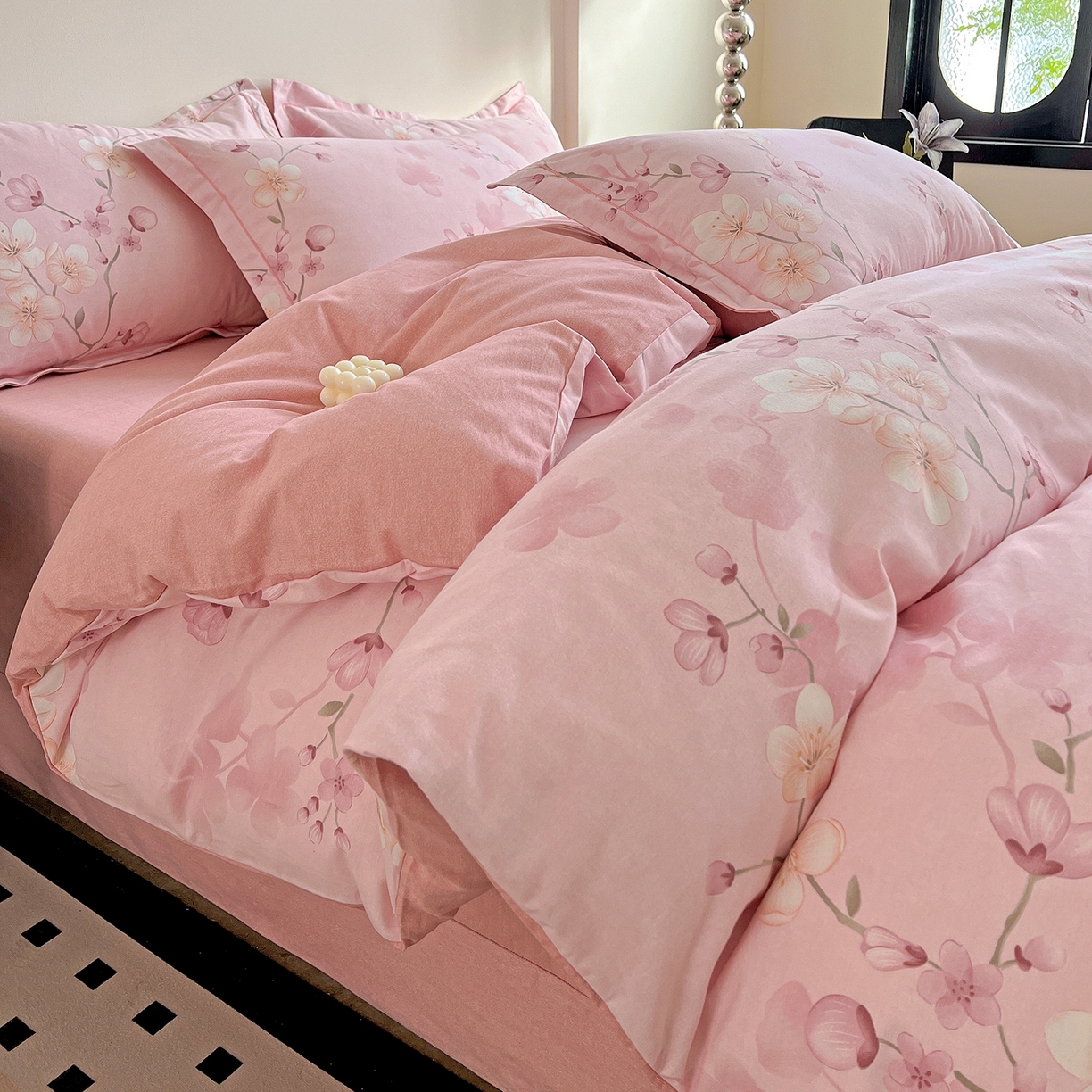 91家纺网 家纺一手货源 找家纺 （总）亿梵家居 2026新款全棉纯棉磨毛四件套