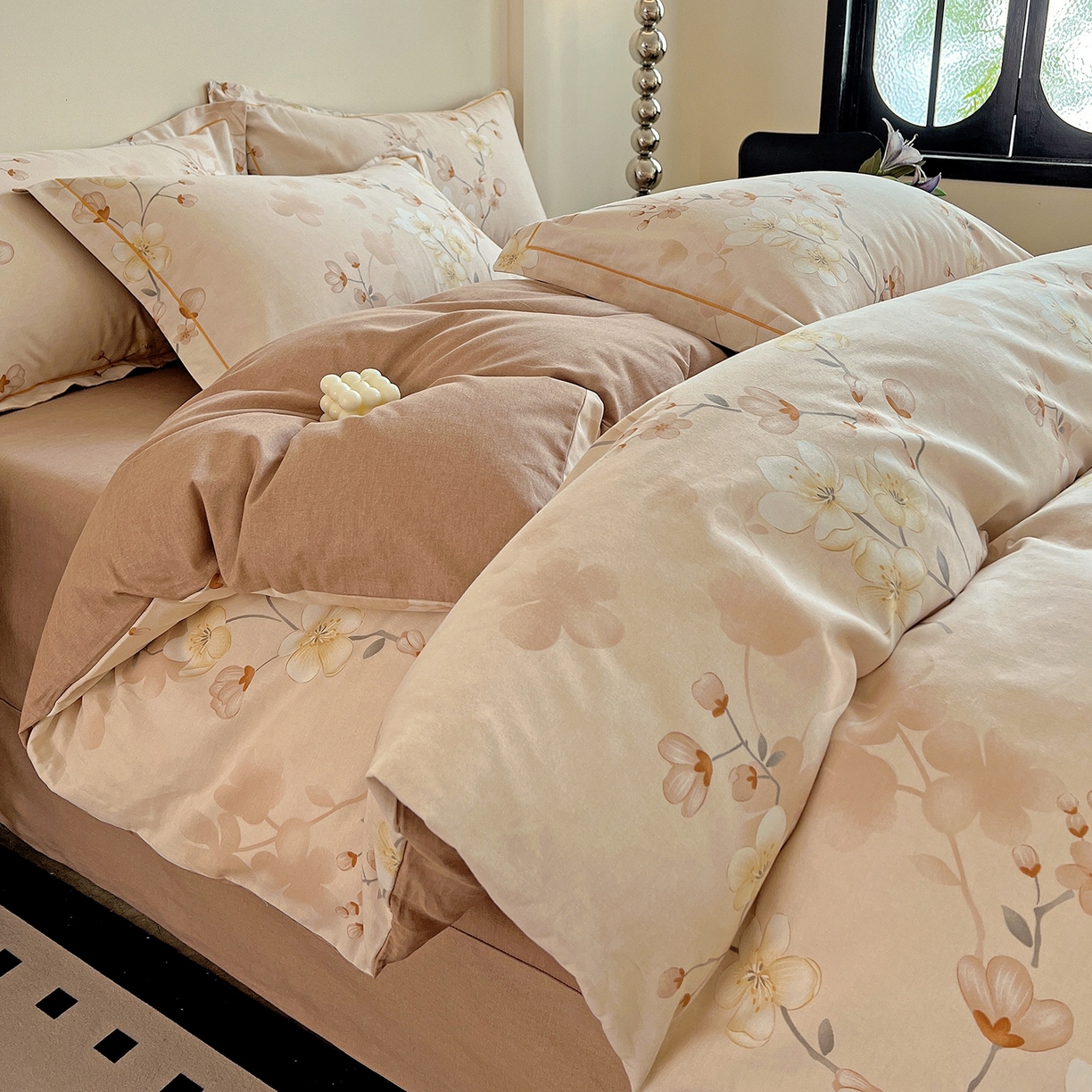 91家纺网 家纺一手货源 找家纺 （总）亿梵家居 2026新款全棉纯棉磨毛四件套