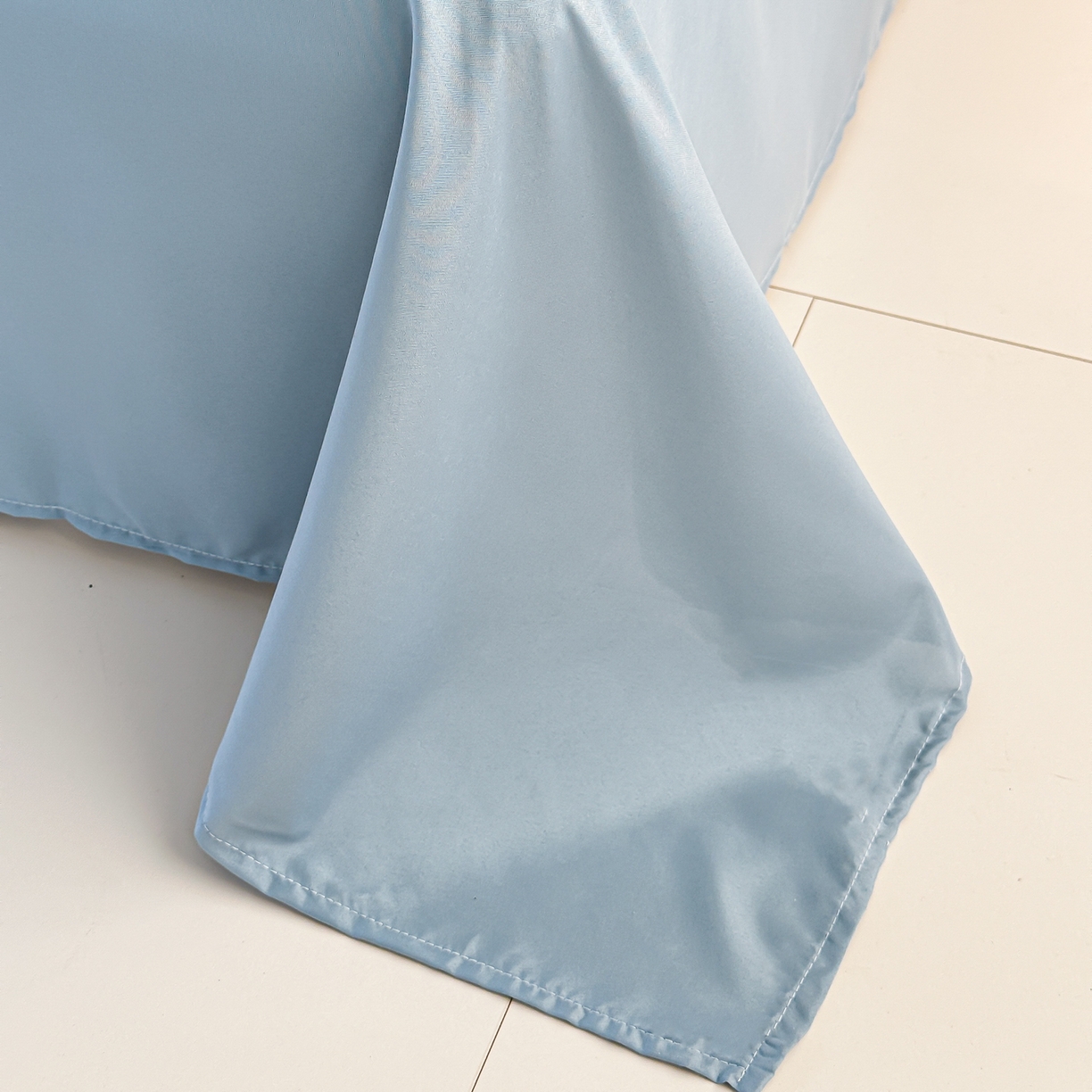 91家纺网 家纺一手货源 找家纺 楠沐家纺 2025年新款无印风学生印花四件套芦荟棉水洗棉 英伦蓝格