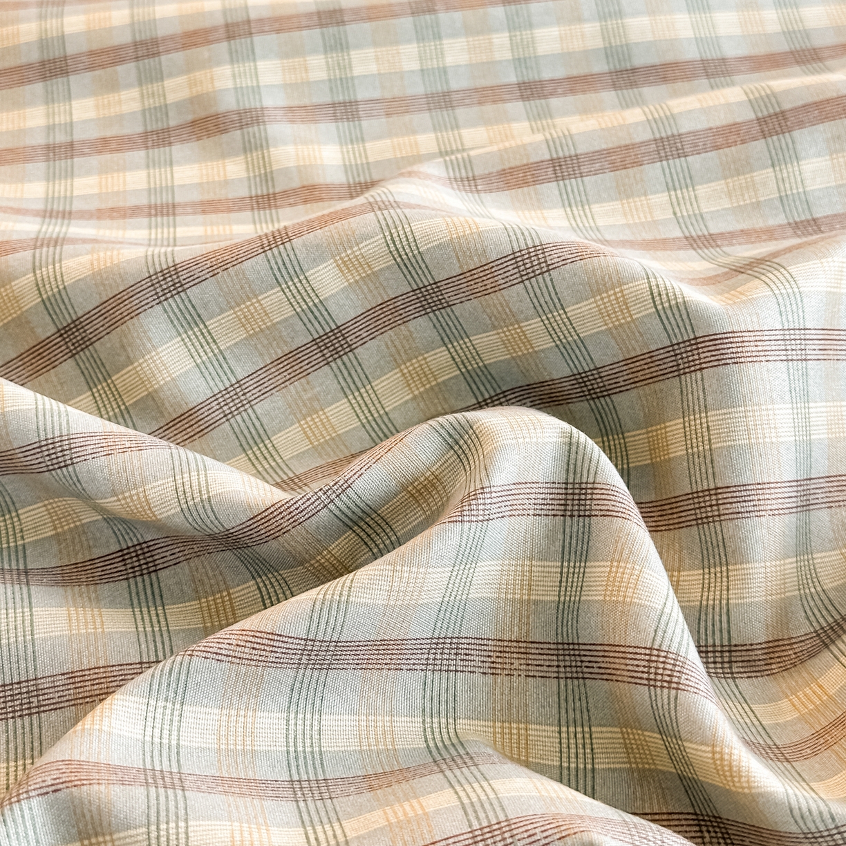 91家纺网 家纺一手货源 找家纺 楠沐家纺 2025年新款无印风学生印花四件套芦荟棉水洗棉 觅遇