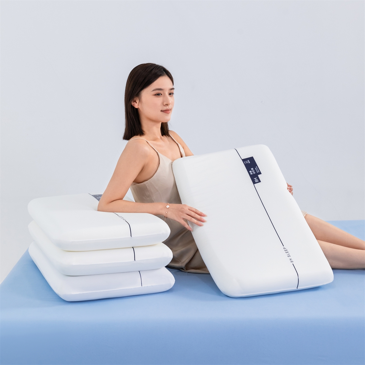 91家纺网 家纺一手货源 找家纺 （总）金牛枕芯 2026新款切割升级款40D厂家直供单色零压力记忆枕深睡眠慢回弹记忆枕枕头枕芯