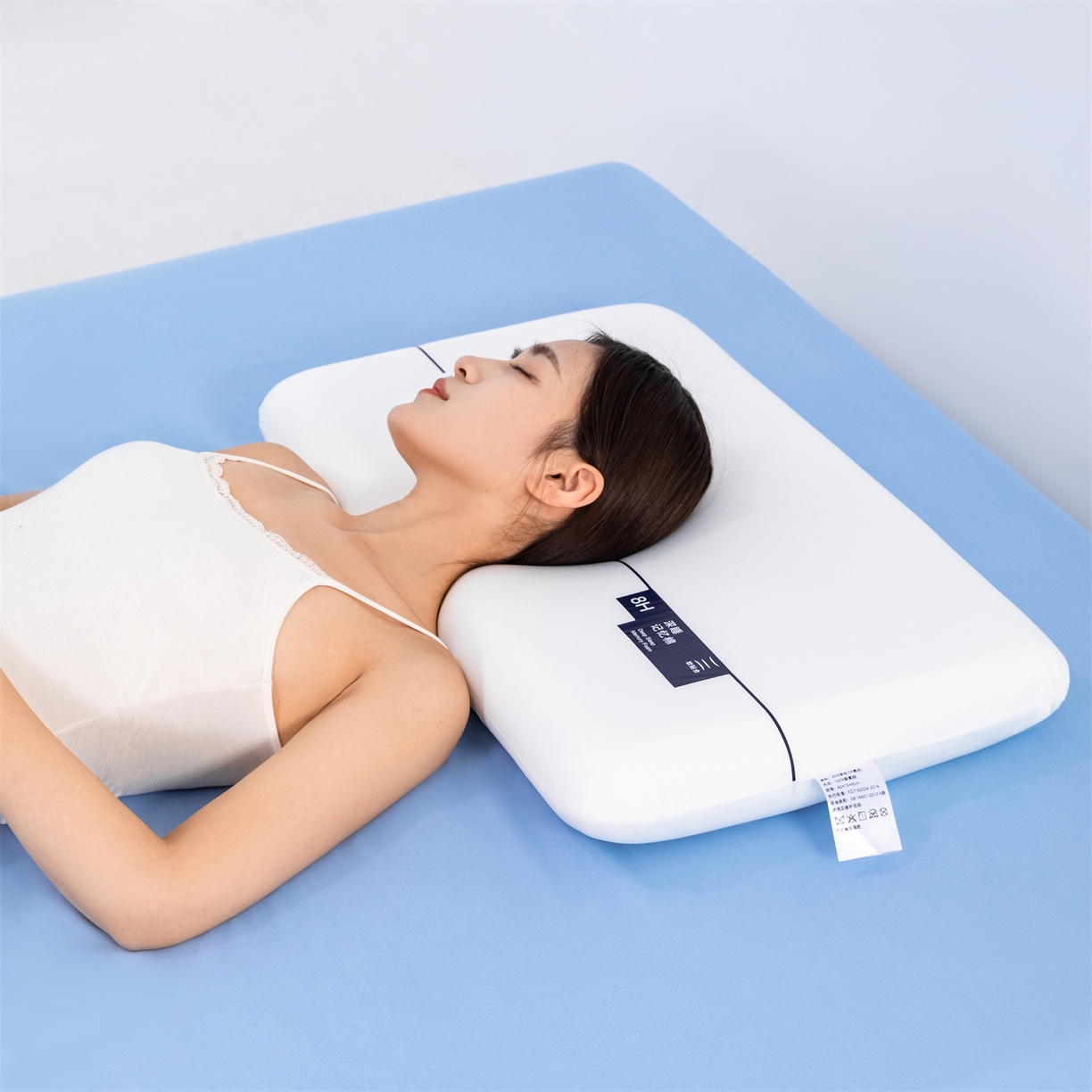 91家纺网 家纺一手货源 找家纺 （总）金牛枕芯 2026新款切割升级款40D厂家直供单色零压力记忆枕深睡眠慢回弹记忆枕枕头枕芯