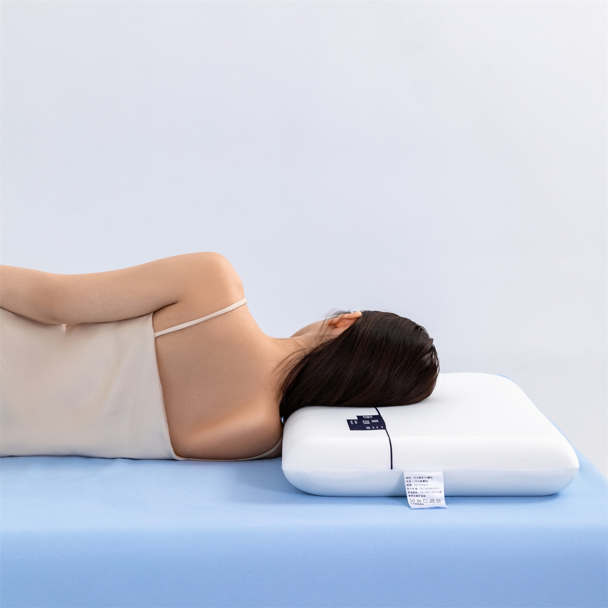 91家纺网 家纺一手货源 找家纺 （总）金牛枕芯 2026新款切割升级款40D厂家直供单色零压力记忆枕深睡眠慢回弹记忆枕枕头枕芯