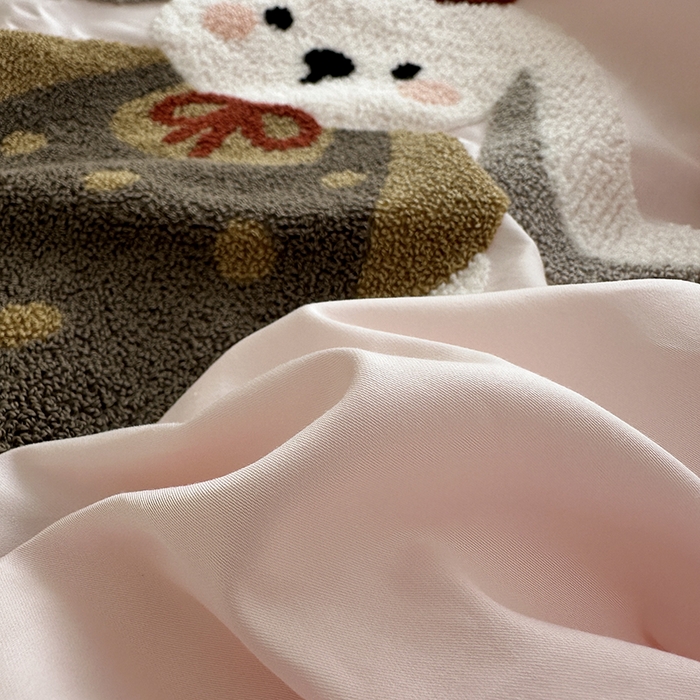 91家纺网 家纺一手货源 找家纺 （总）卡诗兰 2025新款100支全棉磨毛毛巾绣床笠三件套