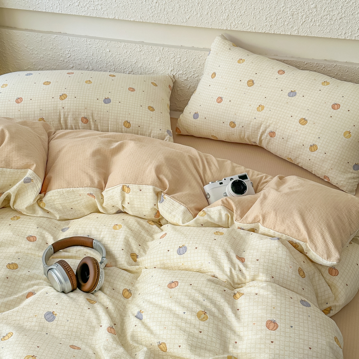 91家纺网 家纺一手货源 找家纺 （总）麦乐迪 2026年新款A类抗菌云感双层纱印花四件套（提高买家秀）