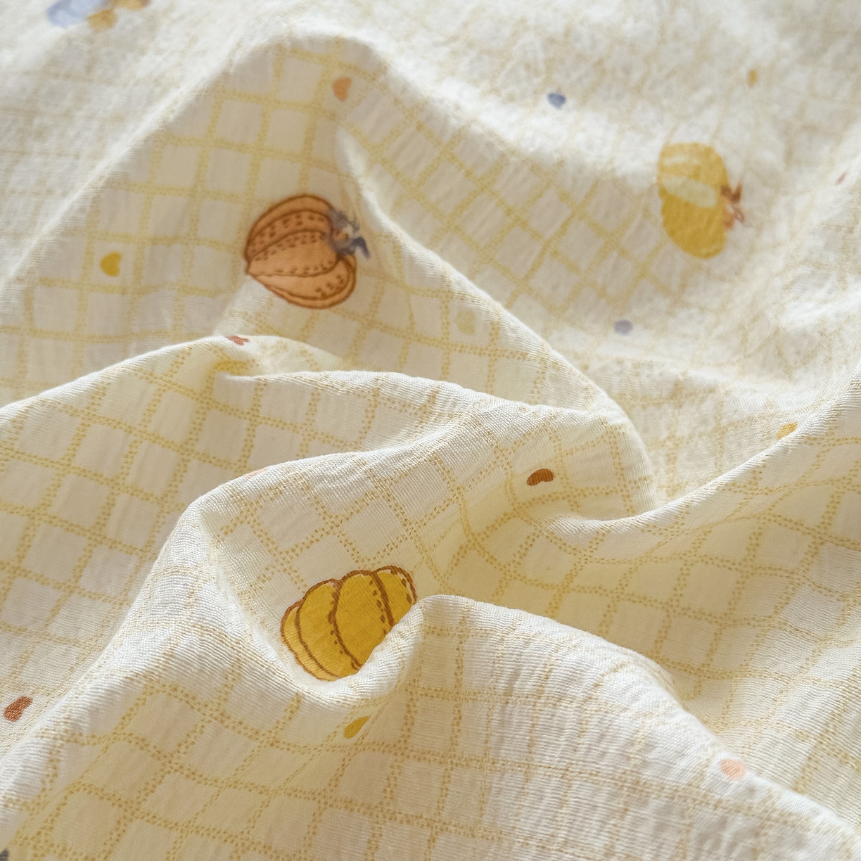 91家纺网 家纺一手货源 找家纺 （总）麦乐迪 2026年新款A类抗菌云感双层纱印花四件套（提高买家秀）