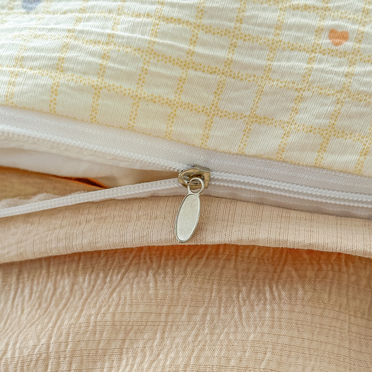 91家纺网 家纺一手货源 找家纺 （总）麦乐迪 2026年新款A类抗菌云感双层纱印花四件套（提高买家秀）