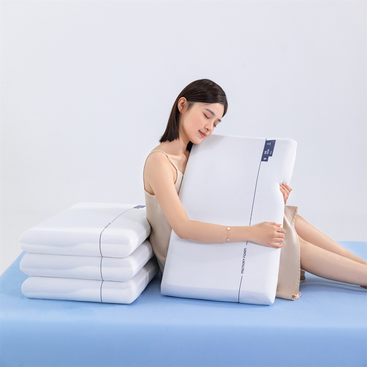 91家纺网 家纺一手货源 找家纺 （总）金牛枕芯厂家直供 2026新款40D深睡三芯Pro3.0零压力记忆枕芯枕头深睡眠慢回弹记忆枕42×70cm