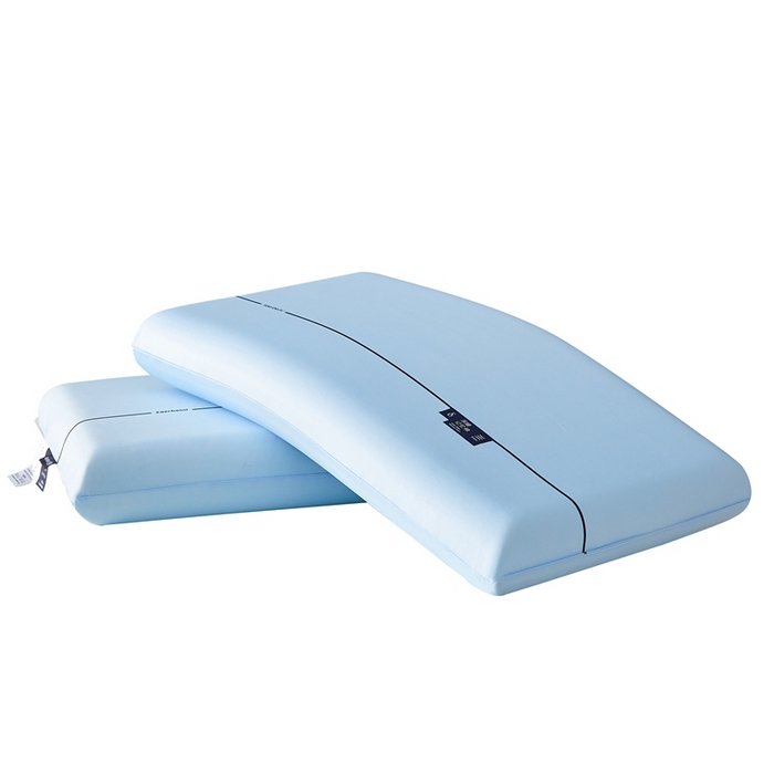 91家纺网 家纺一手货源 找家纺 云熙枕业 2025新款云朵慢回弹深睡记忆枕  枕头枕芯 枕芯蓝色